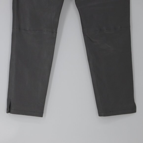 INÈS & MARÉCHAL Jardin Leather Stretch Trousers in Black Size FR 38 (US 6) - Picture 9 of 13